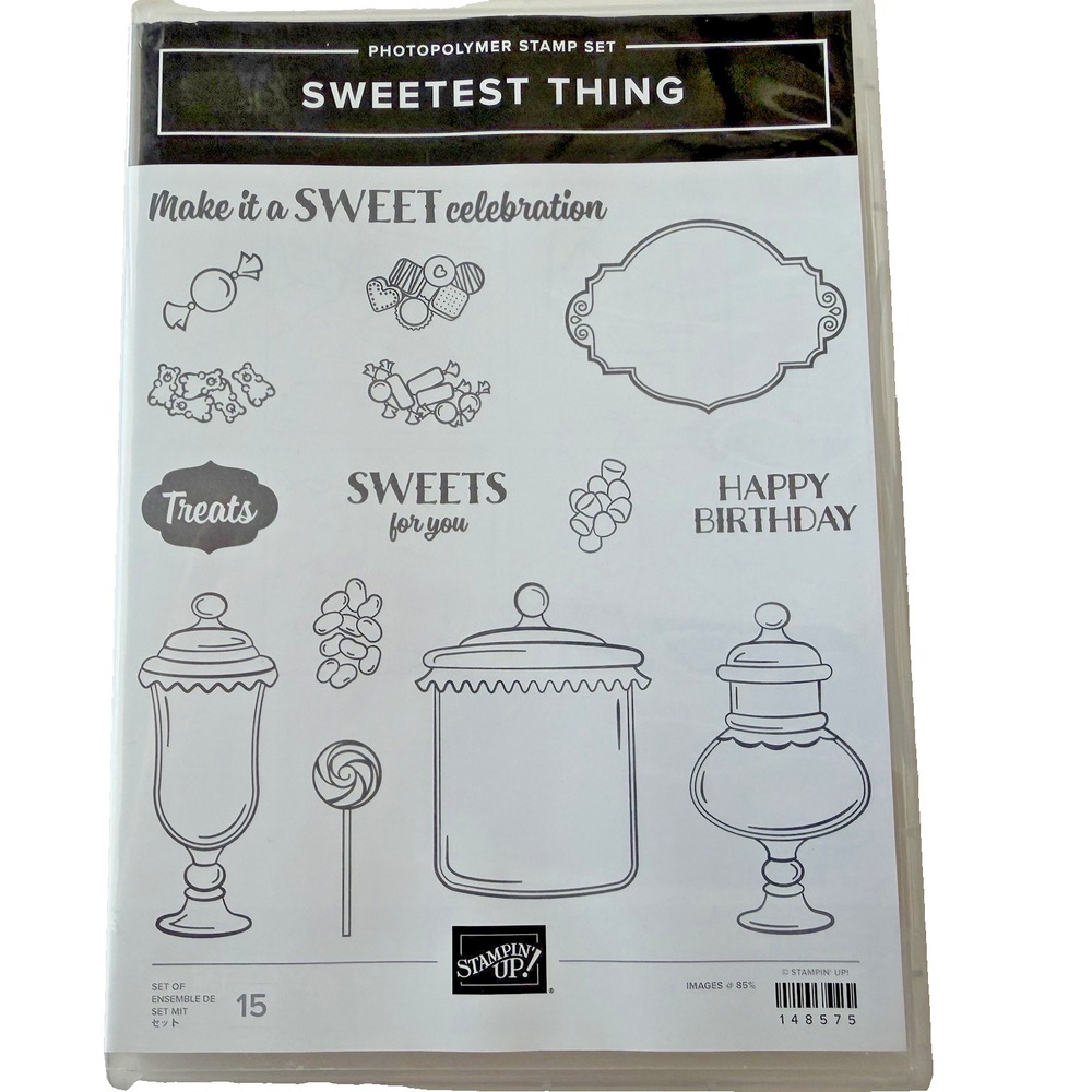 Stampin' Up! Sweetest Thing Photopolymer Stamp Set 148575 Birthday Treats NEW